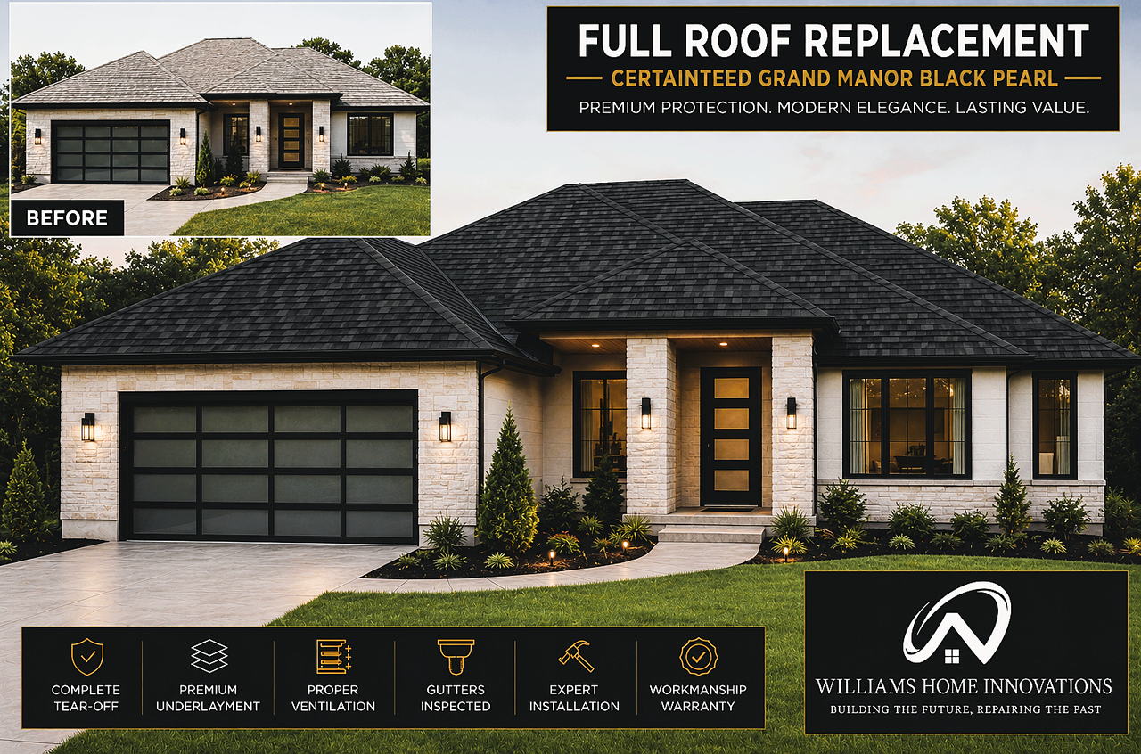 Ranch Roof Replacement — Williams Home Innovations