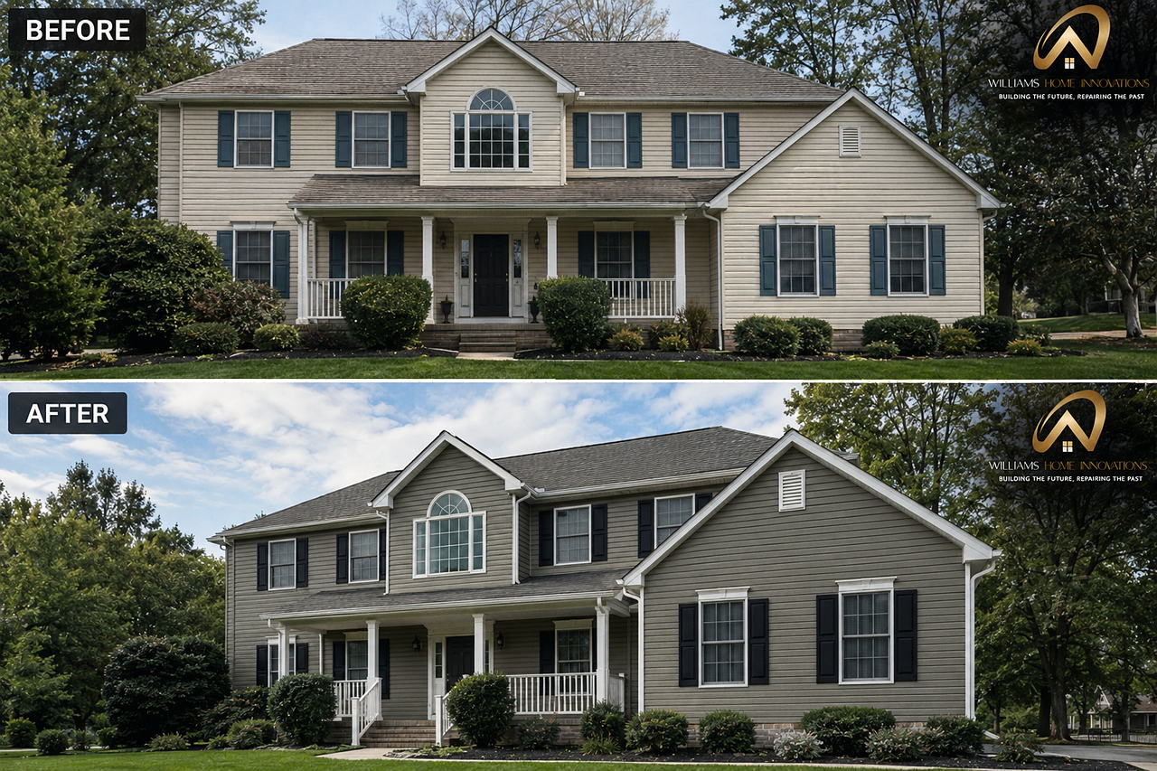 Two-Story Siding Replacement — Williams Home Innovations