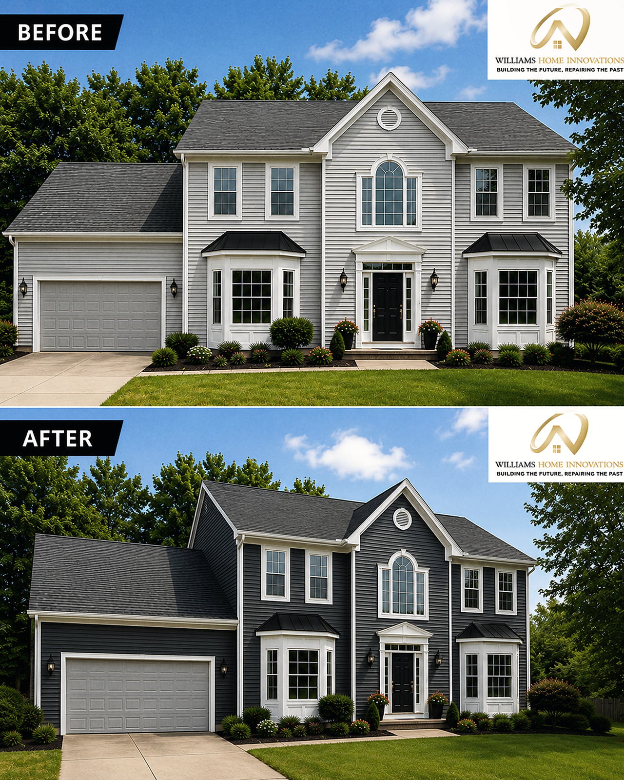 Full Exterior Refresh — Williams Home Innovations