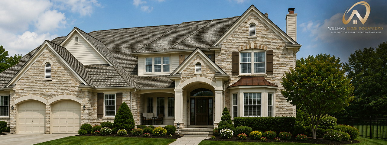 Northeast Ohio home before roof replacement by Williams Home Innovations