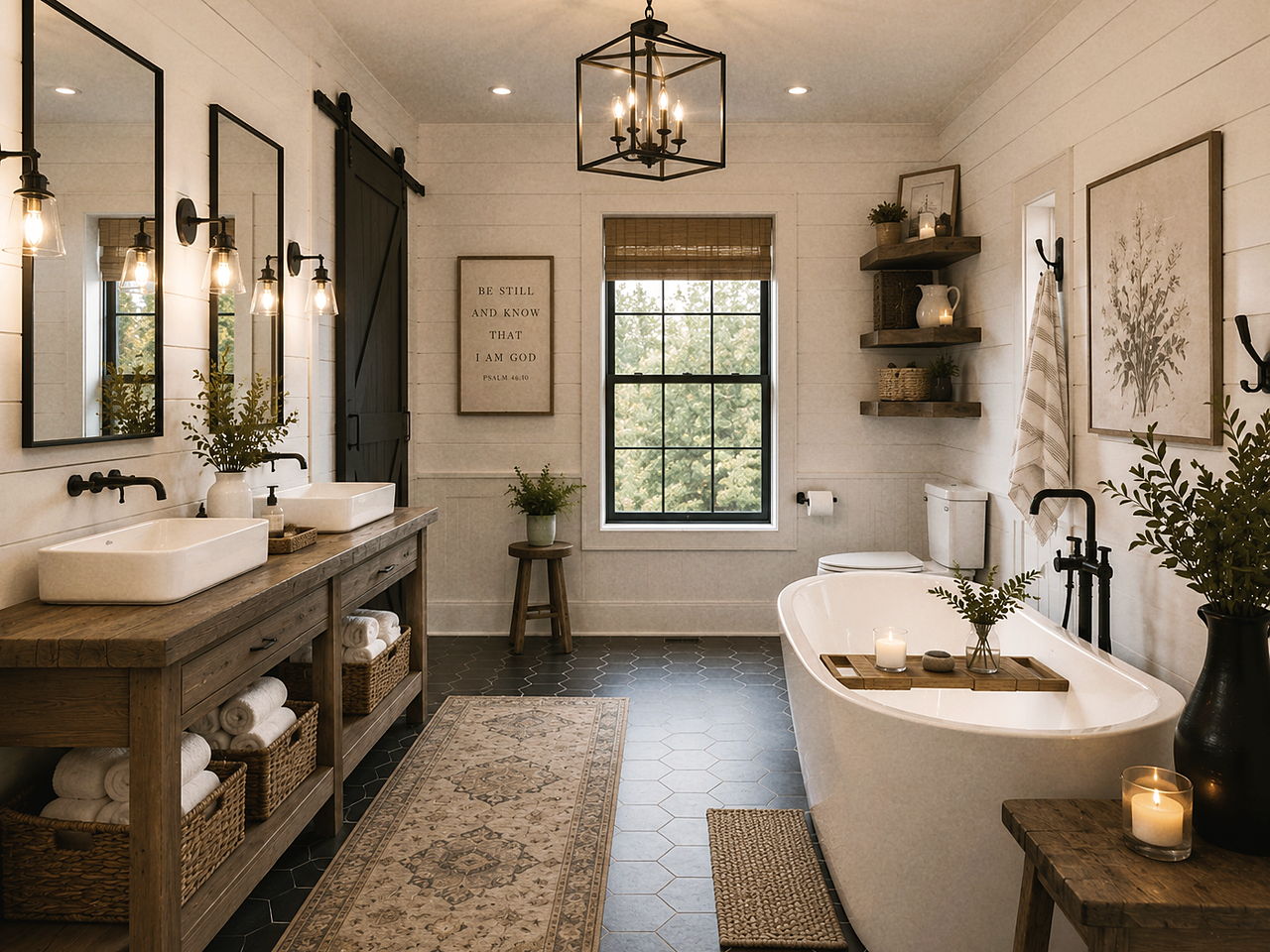Spa Bath — Freestanding Soaking Tub — Williams Home Innovations