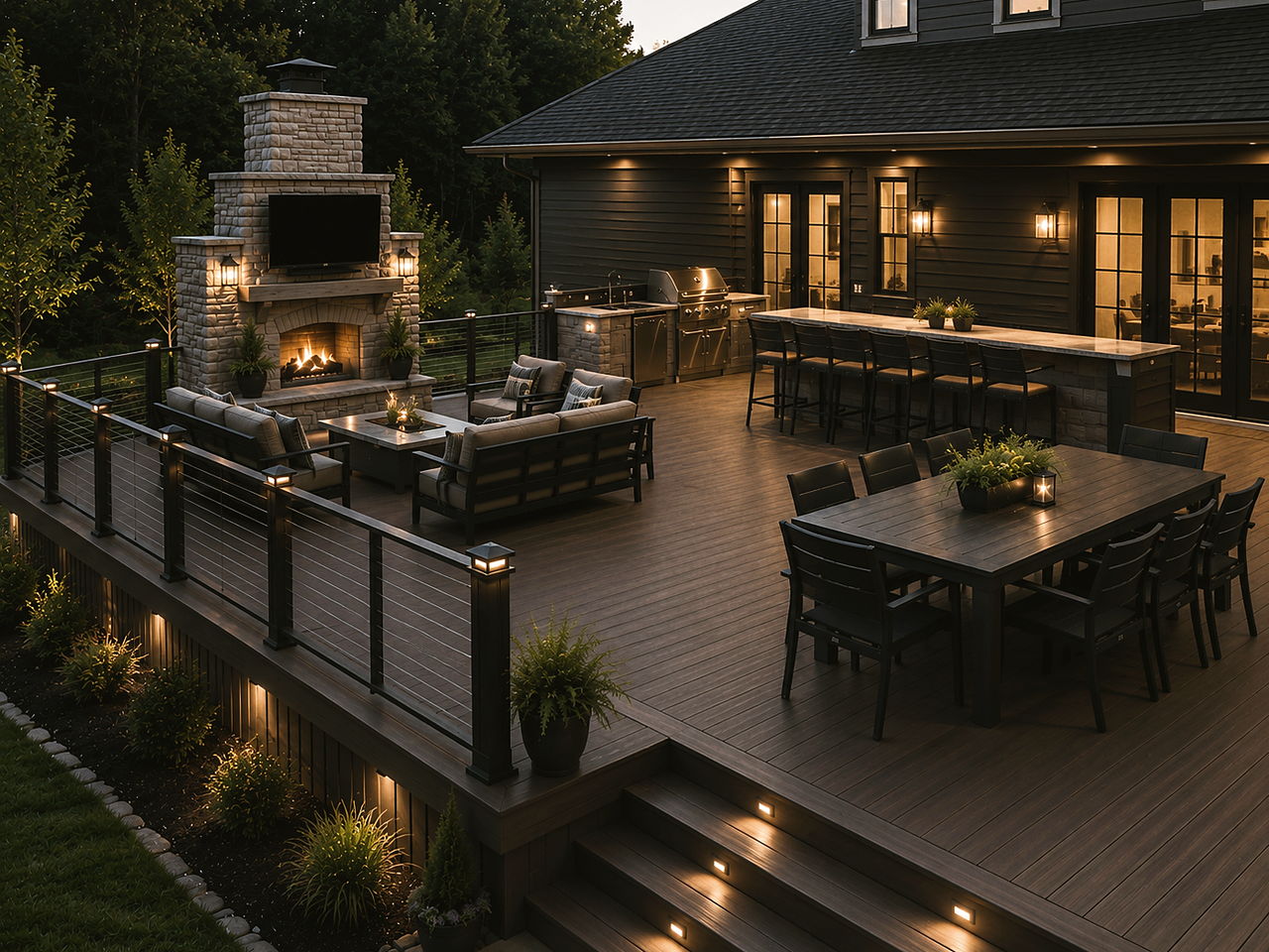 Covered Outdoor Living Space — Williams Home Innovations