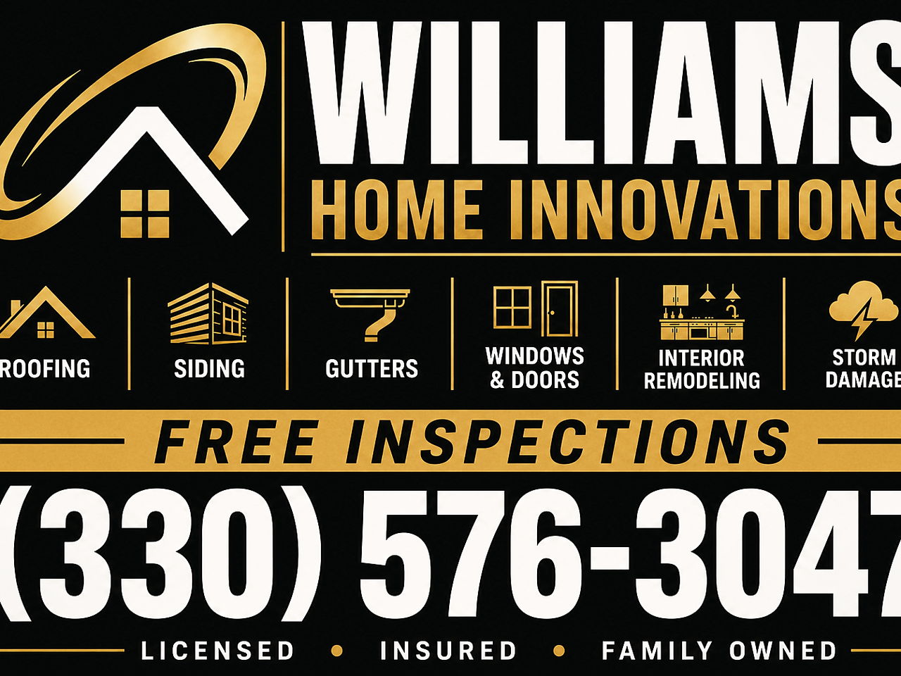 Williams Home Innovations yard sign
