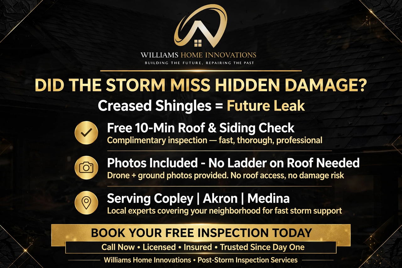 Hidden storm damage inspection